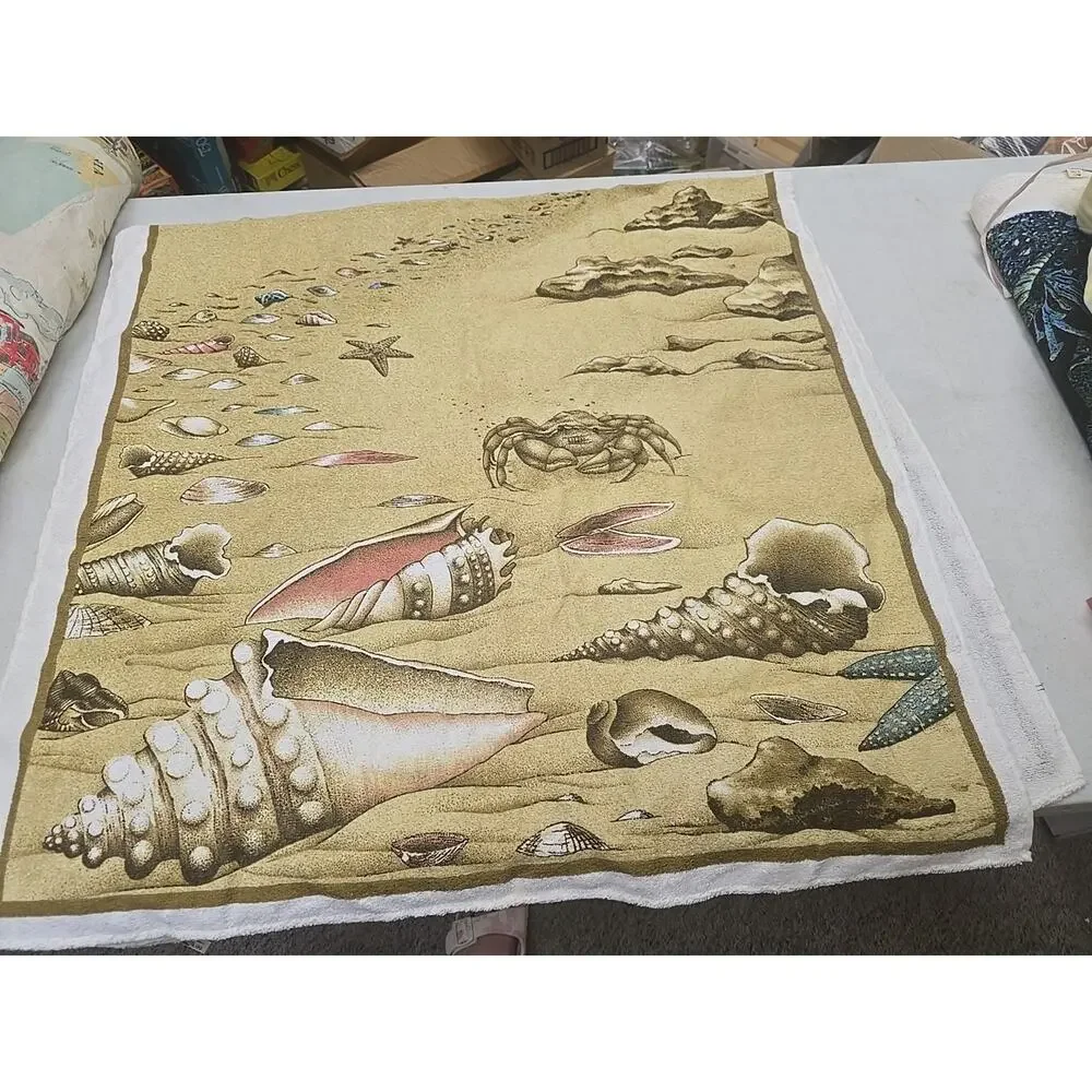 NEW Vintage‎ Seashore Seagulls Beach Swimming Shower Bath Textile Towel 30
